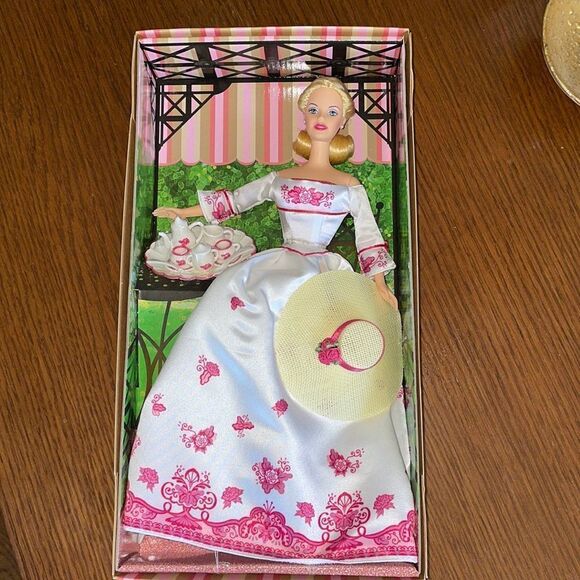Vintage Mattel 2002 Victorian Tea Barbie new in box